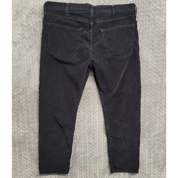 Levi's 507 Stretch Corduroy‎ Pants Mens Size 38x30 Black Tapered - Picture 8 of 10